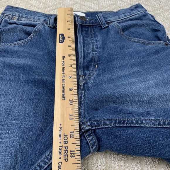 Banana Republic High-Rise Rigid Bow Jeans women's 27 Barrel Jeans Medium Wash - Picture 7 of 15